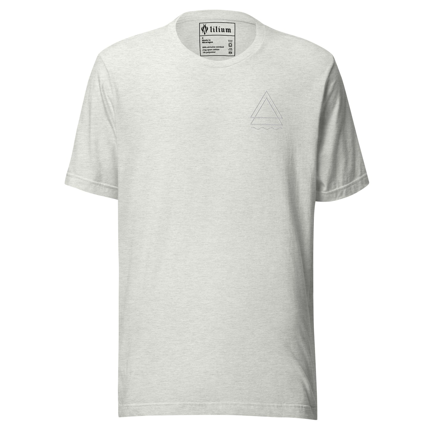 Quiet Threads White Embroidery T-Shirt (Unisex)