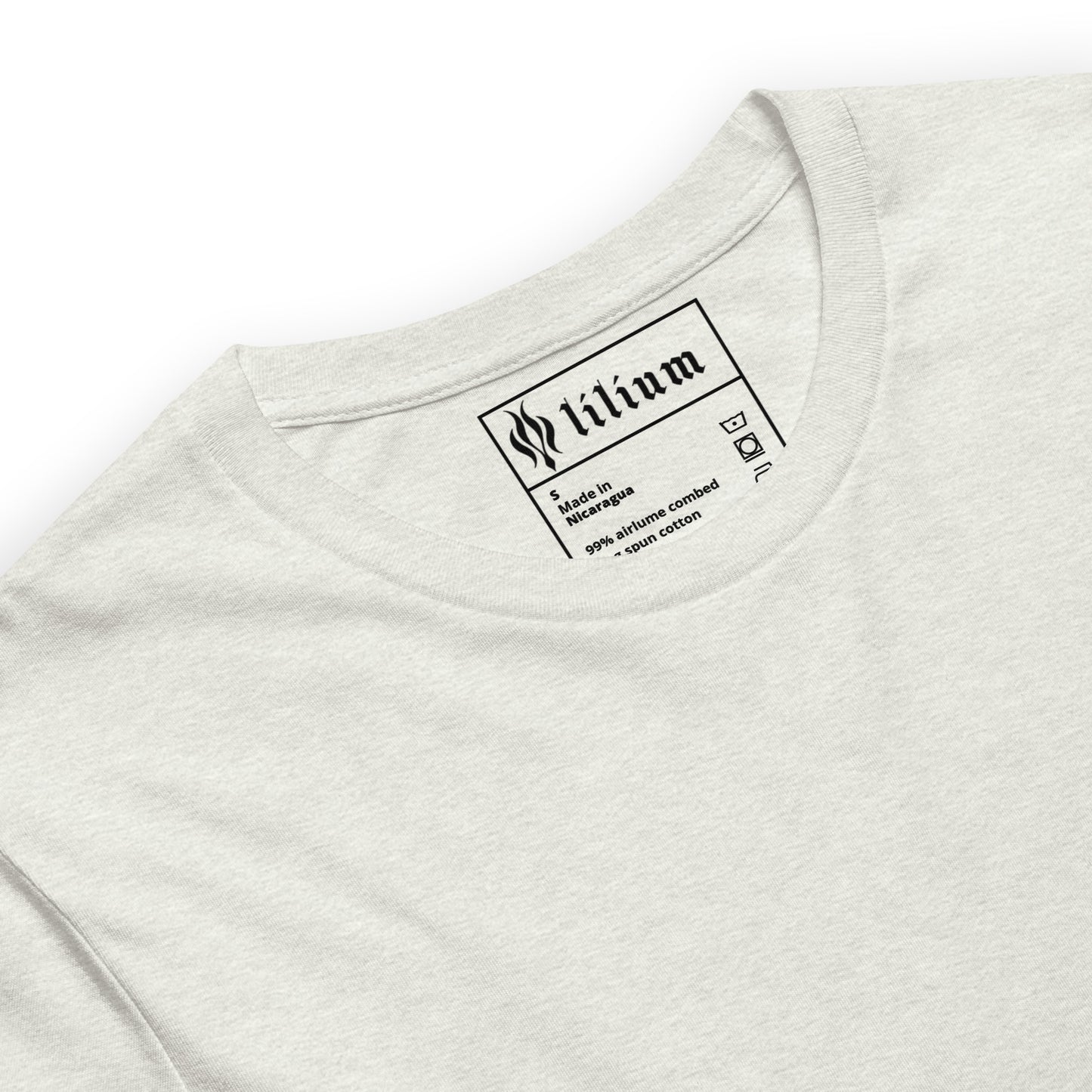 Quiet Threads White Embroidery T-Shirt (Unisex)