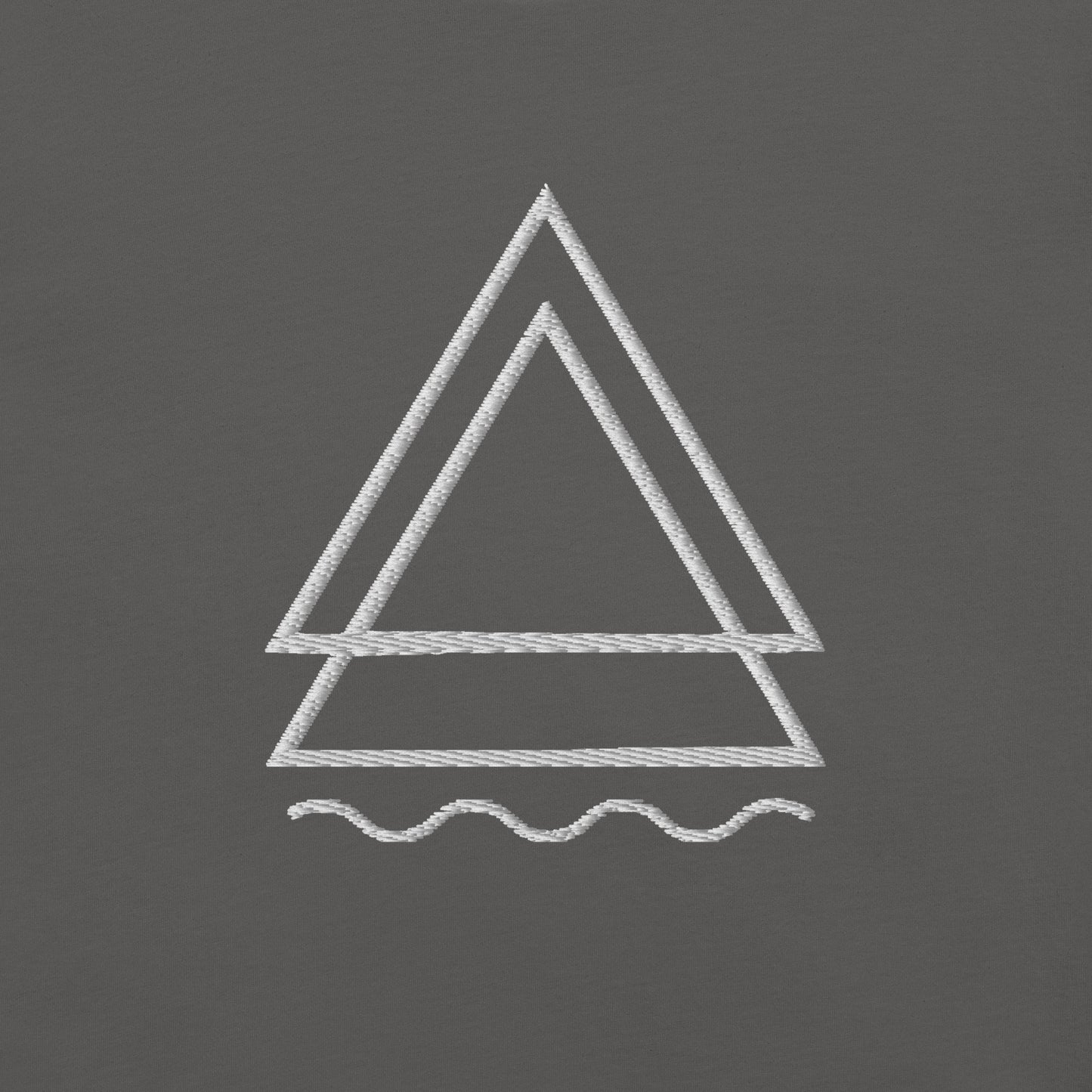 Quiet Threads White Embroidery T-Shirt (Unisex)