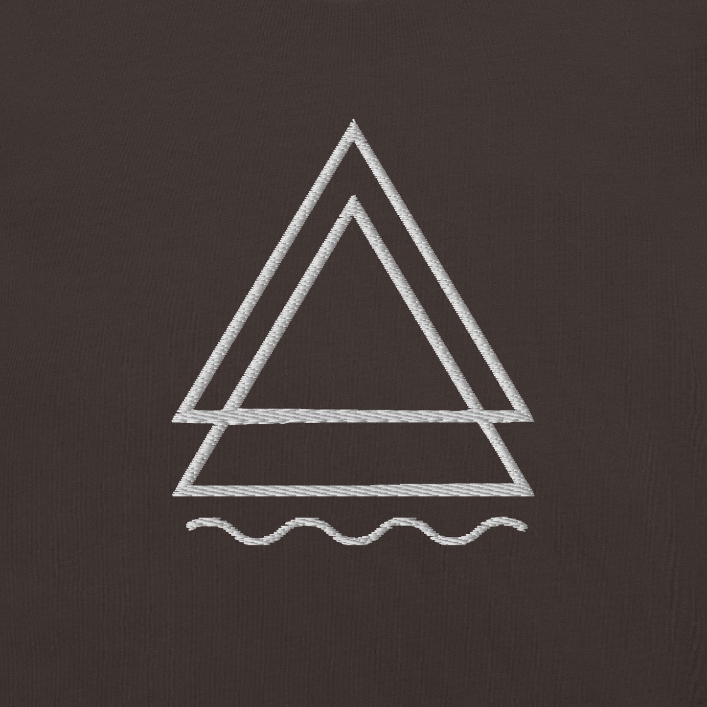 Quiet Threads White Embroidery T-Shirt (Unisex)