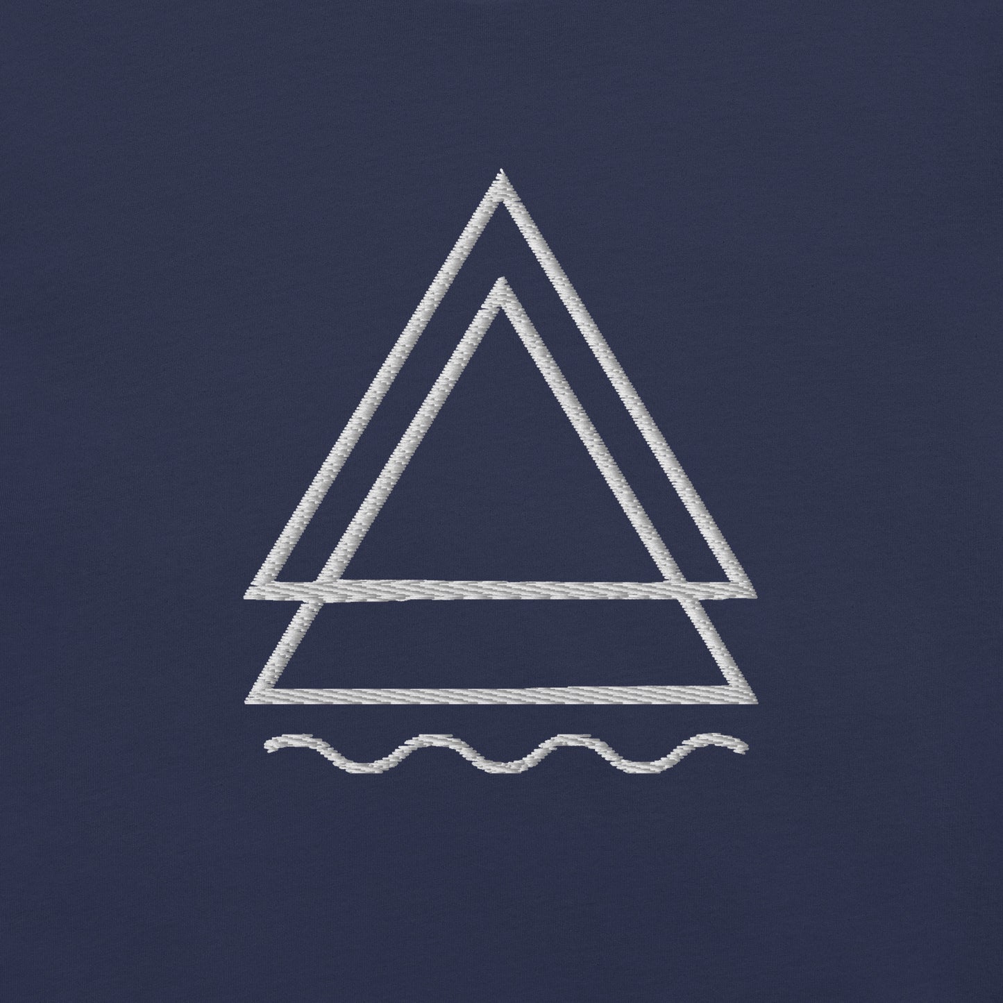 Quiet Threads White Embroidery T-Shirt (Unisex)