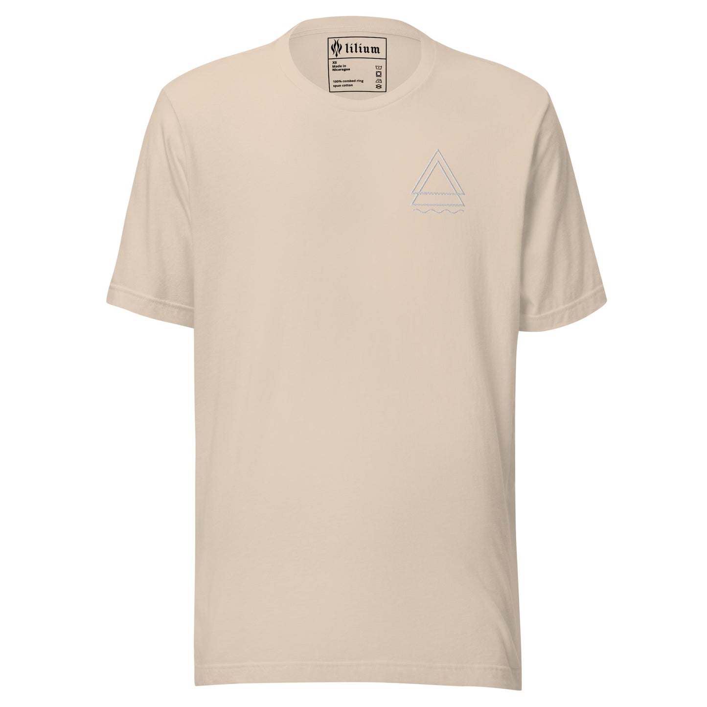 Quiet Threads White Embroidery T-Shirt (Unisex)
