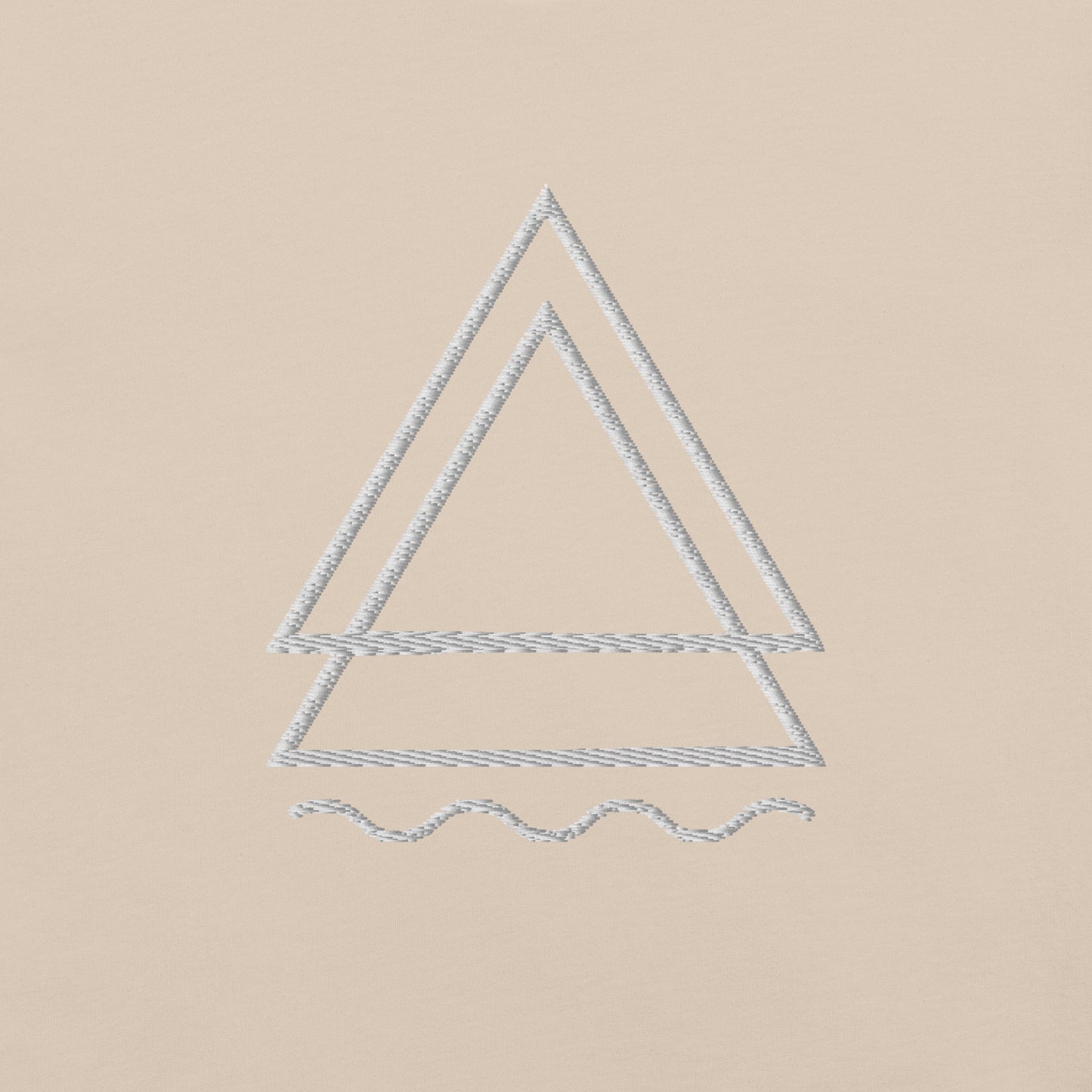 Quiet Threads White Embroidery T-Shirt (Unisex)