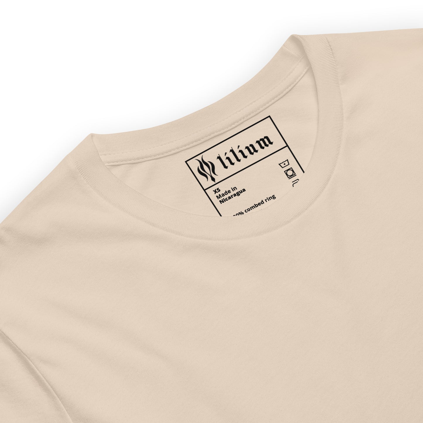Quiet Threads White Embroidery T-Shirt (Unisex)
